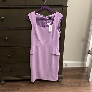 WHBM Lilac Dress, Preplum NWT